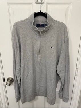 Vineyard Vines Men’s Saltwater Pique Quarter-Zip Sweater